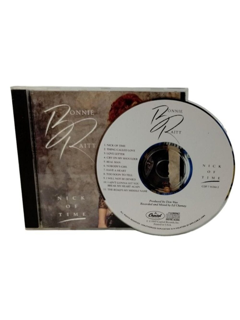 Bonnie Raitt Nick of Time Country Music CD Capitol Records 1990 Real Man